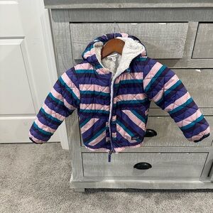 Patagonia Kids Puffer Jacket - Purple, Pink, and Blue